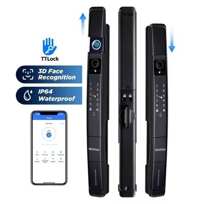 Tuya Smart Door Lock with Waterproof Display WIFI Fingerprint 3D Face Recognition