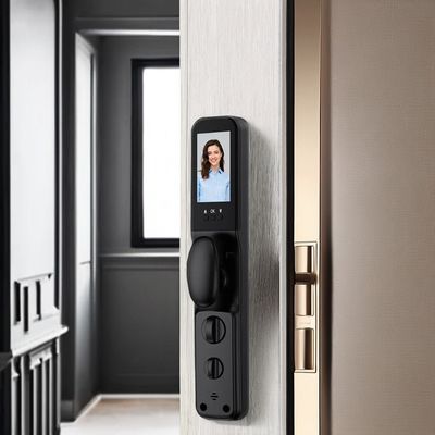 Class C Safety Lock Cylinder Smart Door Lock with 3D Face Recognition and Fingerprint