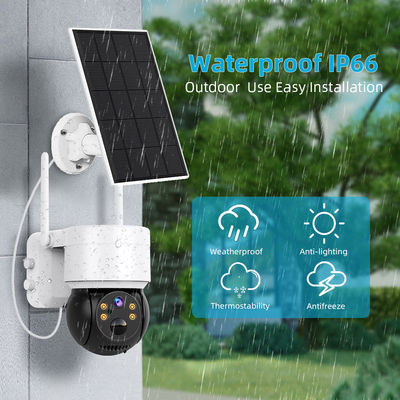 2MP 1080p CMOS Sensor Solar Panel Powered Wifi IP Camera for Outdoor Night Vision