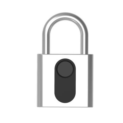 Bike Fingerprint Unlock Security Zinc Alloy Smart Electronic Padlock Waterproof Anti-theft