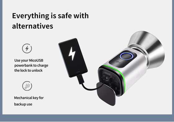 Memory Card Data Storage Options Waterproof Zinc Alloy Mortise Lock with WiFi Network