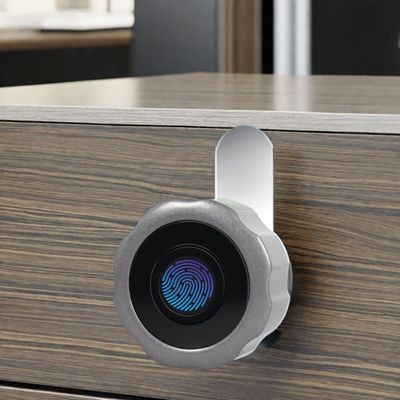 Smart WiFi Tuya Lock Fingerprint Reader Keyless Glass Cabinet Set Cloud Storage Option
