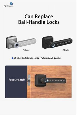 WiFi Connected Bluetooth Entry Lock Handle for Modern Simplicity Style Door Lock