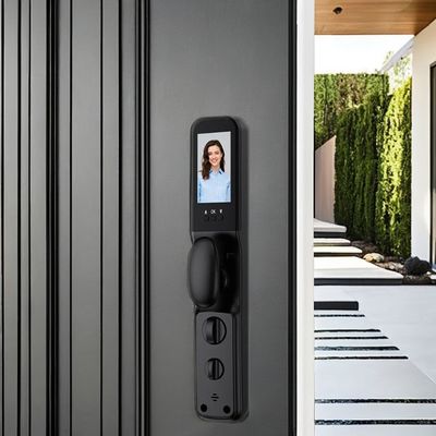 Hotel Smart Door Lock with Face Recognition and APP Control Powered by 4200mA Battery