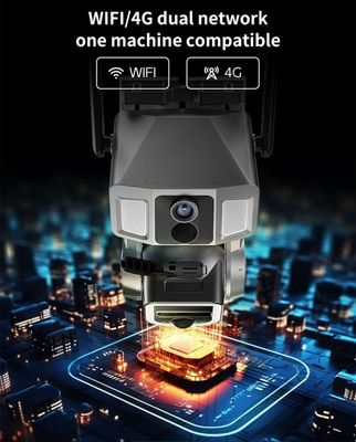 Outdoor Wireless 4MP IP Wi-Fi Network Camera System with Night Vision and APP Control