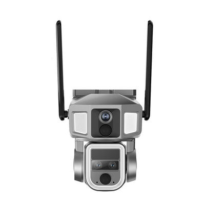 4MP Wireless Solar Wifi Security Camera with Waterproof Design and H.265 Video Encoding