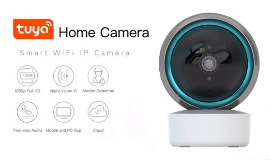 1080P HD IP Camera Tuya Smart Mini Camera with Night Vision and Magnetic Wireless Design
