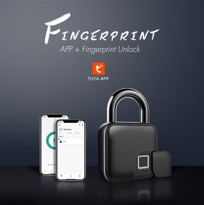 USB Interface Power Supply Mini Door Lock Luggage Fingerprint Smart Padlock for Doors