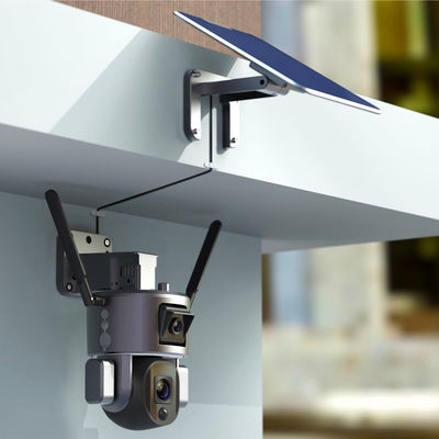 Wireless WIFI Surveillance with Dual 4K Solar Camera 10X Optical Zoom and Night Vision