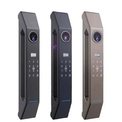 Card Unlock Smart Doorlock with Camera Automatic Cat Eye and Fingerprint APP Intercom