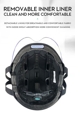 Bicycles and Motorcycles 365g Lightweight Smart Cycling Helmet with 1080P HD Camera