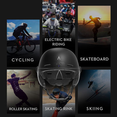 Bicycles and Motorcycles 365g Lightweight Smart Cycling Helmet with 1080P HD Camera