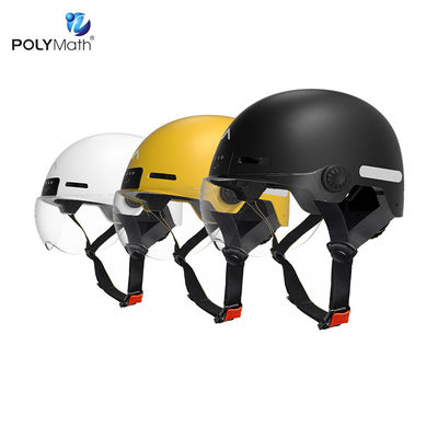 Unisex HD Anti-Shake Smart Helmet Camera for Cycling and Biking in Black/White/Yellow