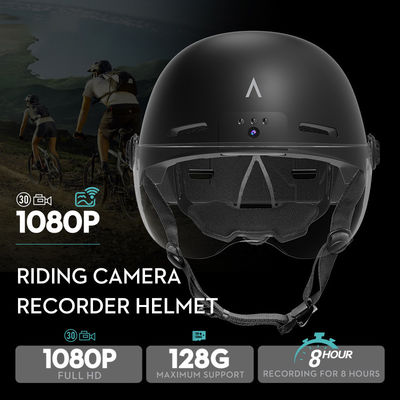 Unisex HD Anti-Shake Smart Helmet Camera for Cycling and Biking in Black/White/Yellow