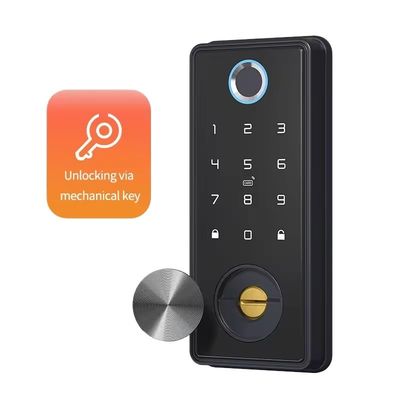 Convenient and Secure Fingerprint Unlock Ttlock Zinc Alloy Smart Lock for Front Door
