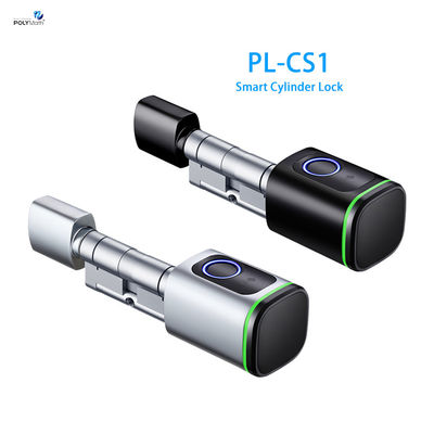 Polymath Silver Smart Door Lock Keyless Fingerprint and IC Card Control Dimension