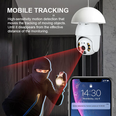 360 Degree HD Surveillance PTZ Security Wifi Cctv Network Camera for Smart Light Bulb