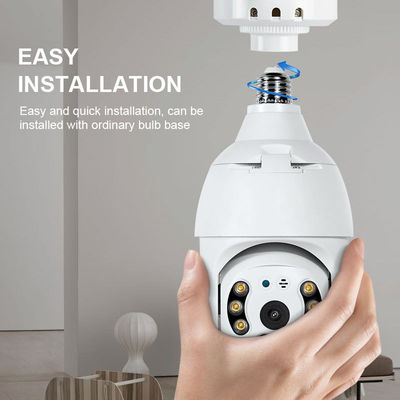 360 Degree HD Surveillance PTZ Security Wifi Cctv Network Camera for Smart Light Bulb