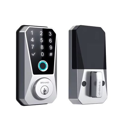 North America Wood Door Smart Locks with Automatic Fingerprint and WiFi Connectivity