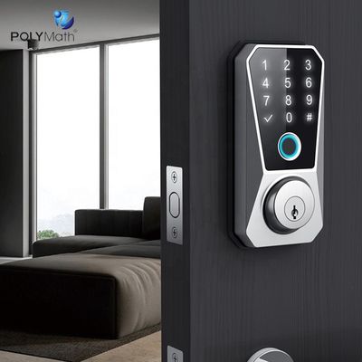 North America Wood Door Smart Locks with Automatic Fingerprint and WiFi Connectivity