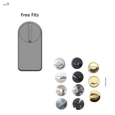 Alarm Function Grey Retrofit Smart Knob Door Lock for Bluetooth Gateway and Deadlock