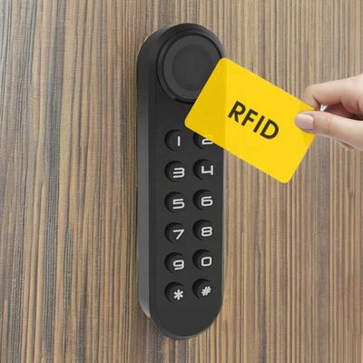 Home Office Wood Door Smart Locks with RFID USB Keyless Card and Fingerprint Anti-Theft Padlock