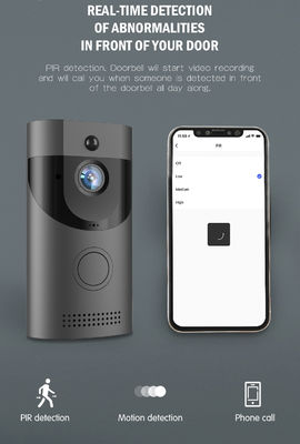 1080P Resolution Wifi Network Wireless Camera Intercom Smart Tuya Doorbell for Wood Glass