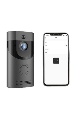 Infrared Night Vision 1080p Waterproof Security Video Doorbell Camera for Wood Glass Door