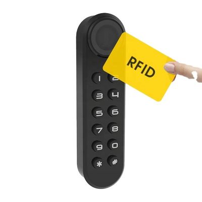 Black White Security Electronic Digital Cabinet Lock with Fingerprint Drawer Door Lock