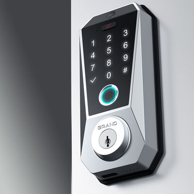 Tuya WIFI Digital Smart Door Lock with Memory Card Data Storage and Fingerprint Access