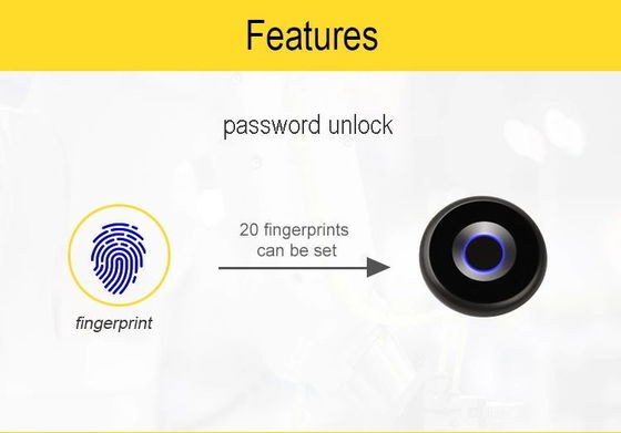 Smart Lock Keyless Box Furniture Drawer Desk Electronic Fingerprint Unlock for Office