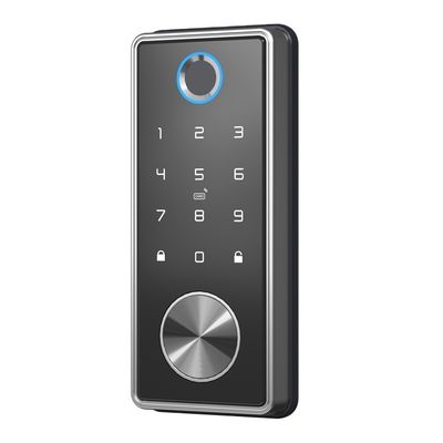 Wood Door Smart Lock with Tuya Code and Fingerprint Recognition Technology