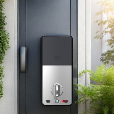 Steel Door Waterproof Wifi Digital Front Keyless Smart Deadbolt Lock with Tuya App