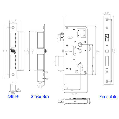 Stainless Steel Z5572 Fingerprint Lock for High Security and Intelligent Access Control