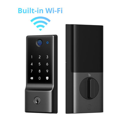 Smart Door Lock with Modern Minimalist Style and Memory Card Data Storage Option