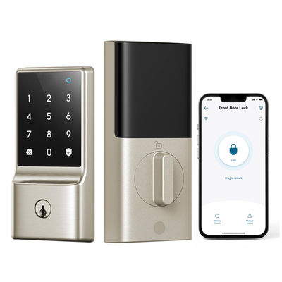 Smart Door Lock with Modern Minimalist Style and Memory Card Data Storage Option