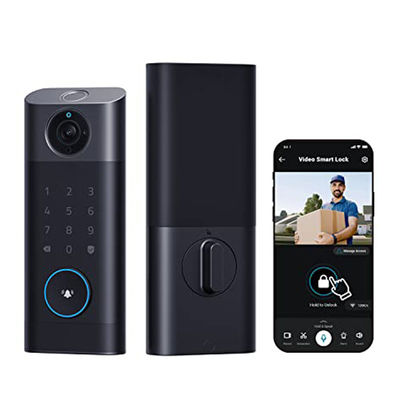 Smart Door Lock with Modern Minimalist Style and Memory Card Data Storage Option