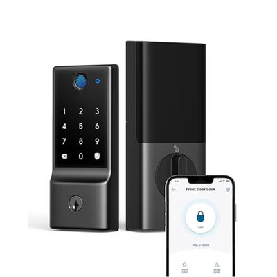 Smart Door Lock with Modern Minimalist Style and Memory Card Data Storage Option