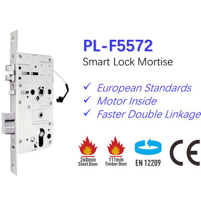 European Latch Security Smart Door Lock in Stainless Steel 304 Customized by Polymath
