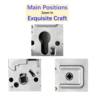 European Latch Security Smart Door Lock in Stainless Steel 304 Customized by Polymath