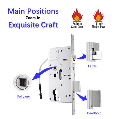 High Security Standard Mortise for Stainless Steel Intelligent Fingerprint Lock Body
