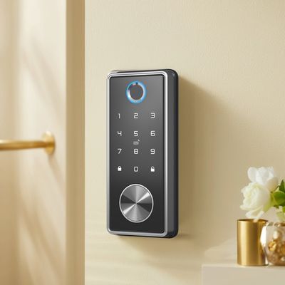 Electronic Digital Keyless Smart Door Lock with Fingerprint Recognition and BLE WIFI