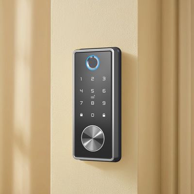 Smart WiFi Fingerprint Door Lock for Wood Aluminum and Steel Doors Memory Card Option