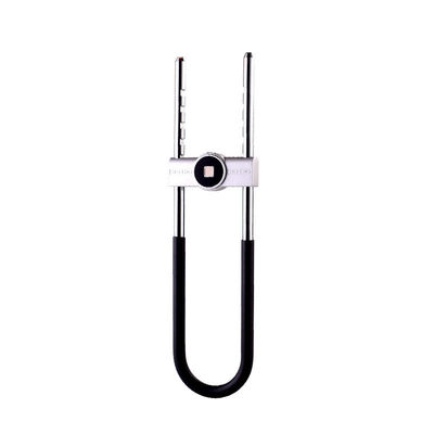 Smart Glass Door Fingerprint Door Lock with Micro USB Recharge and Zinc Alloy Material