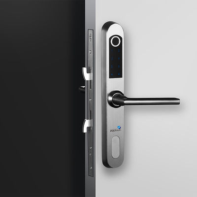 Intelligent Electronic Fingerprint WiFi Door Lock for High Security Silver Efficiency