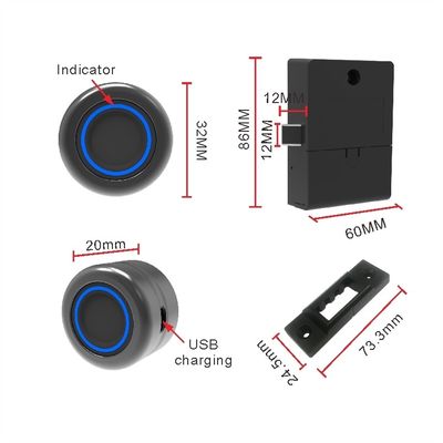 Upgrade Your Wood Door with the Latest Smart Fingerprint Cabinet Lock Easy to Install