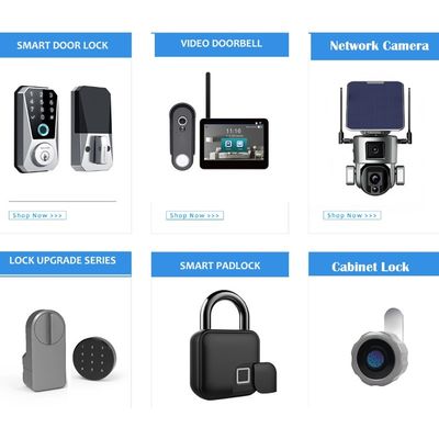 Secure Your Home with TUYA WiFi BLE Smart Bedroom Door Lock Cylinder and Memory Card