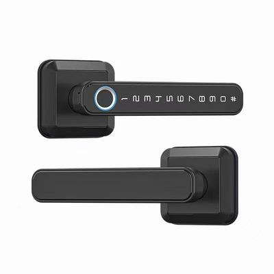 Smart WiFi Network Enabled TTlock Tuya Fingerprint Door Lock with Passcode Unlock Method