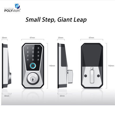 Secure Wood Door Fingerprint Lock with Numeric Keyboard and Fingerprint Recognition