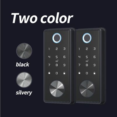 POLYMATH TT App Cylinder Smart Front Door Lock for Wood Door Code APP Fingerprint Unlock Method